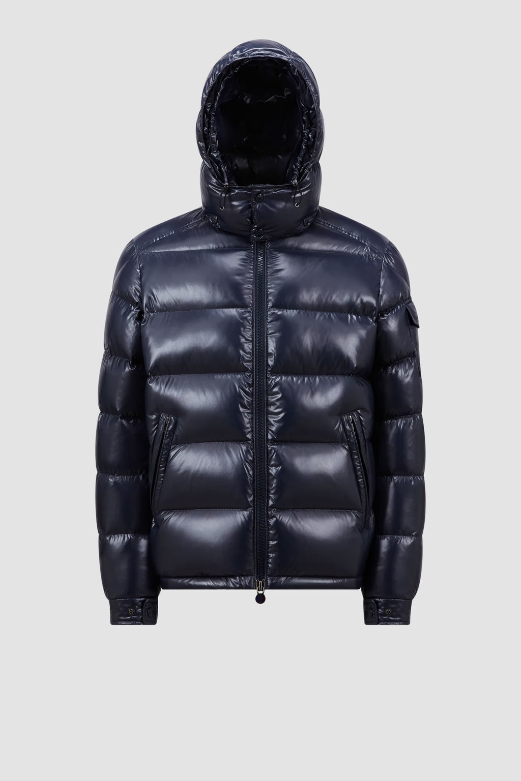 Doudoune courte à capuche Moncler Maya Bleu nuit