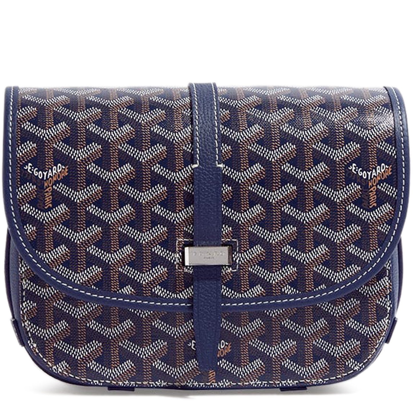 Goyard Belvedere II Marineblau PM Messenger Bag