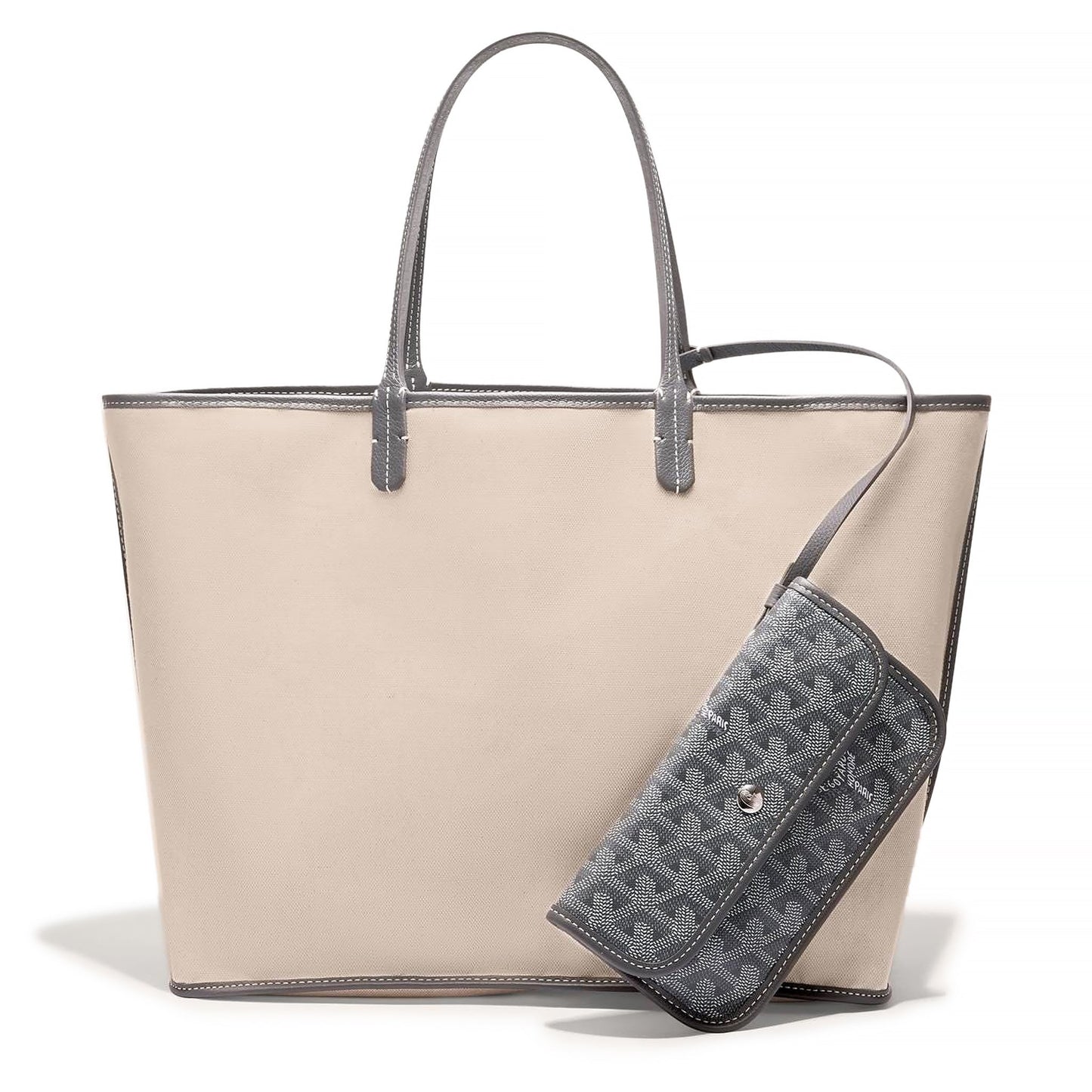 Goyard Saint Louis PM Einkaufstasche Grau