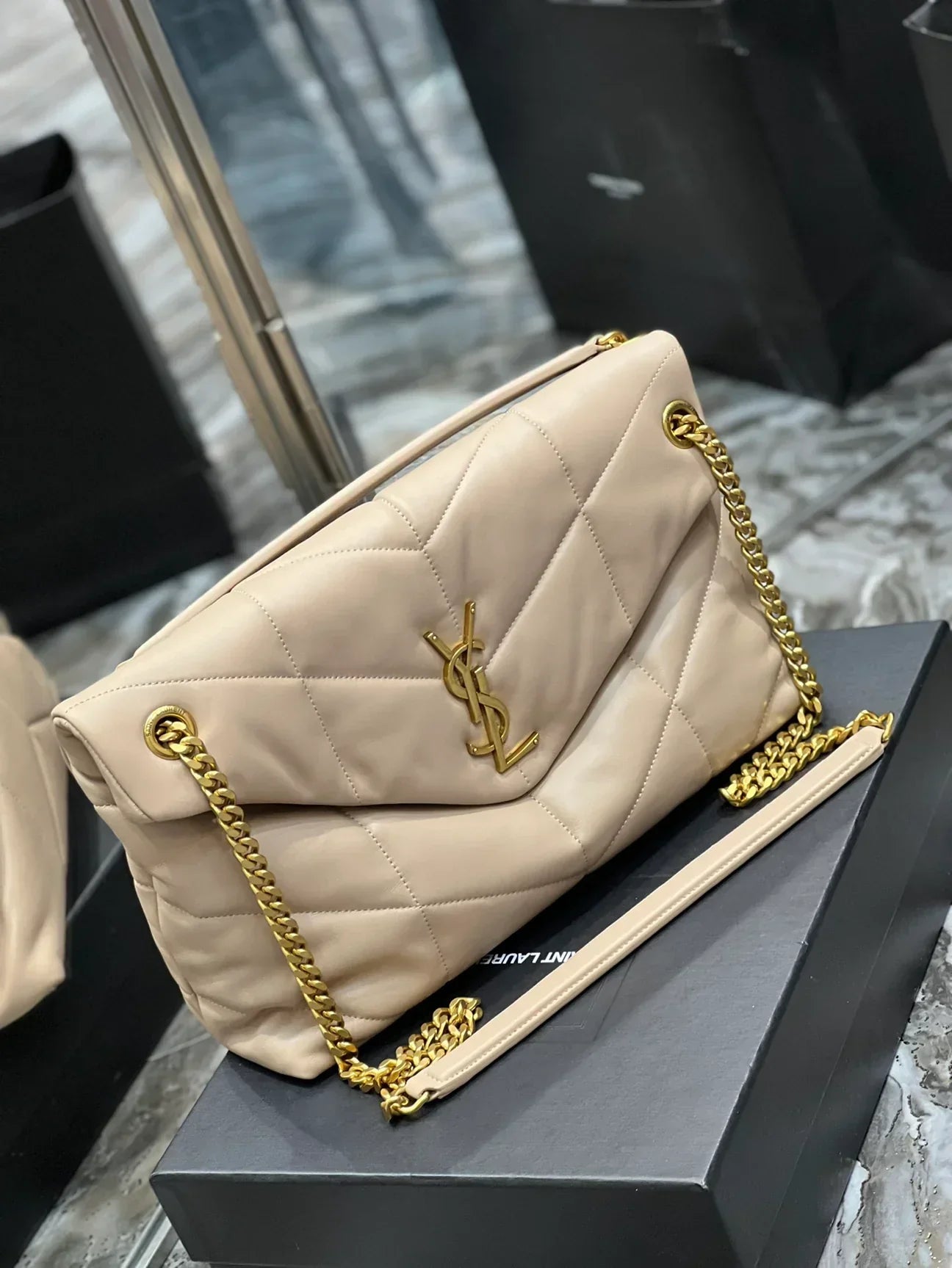Sac Yves Saint Laurent Beige