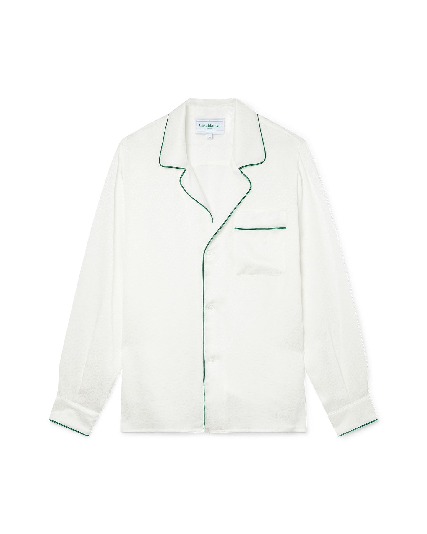 Monogram Pyjama Silk Shirt