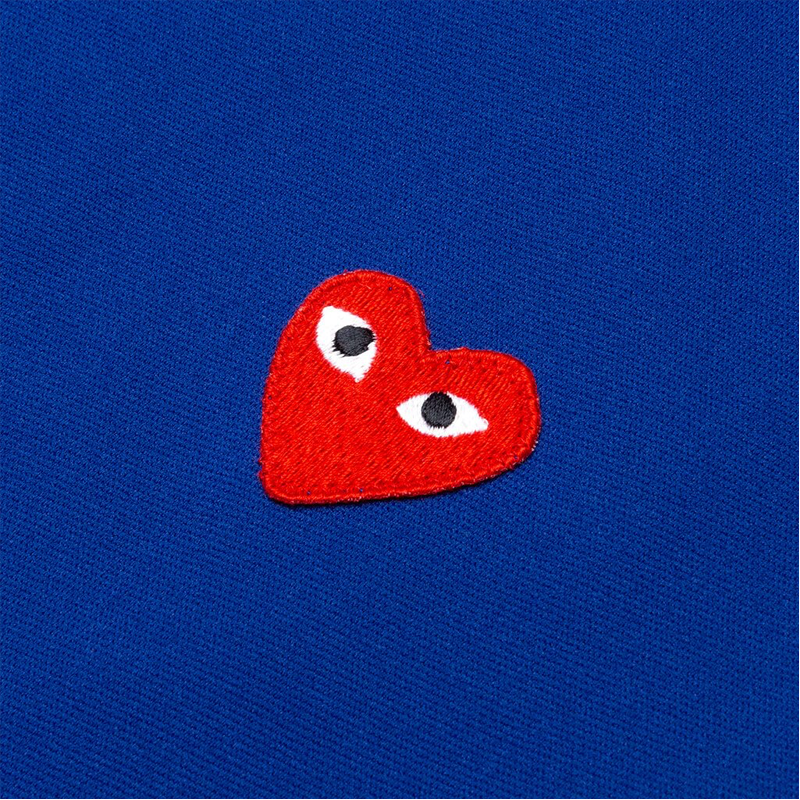 CDG Blauer Kapuzenpullover