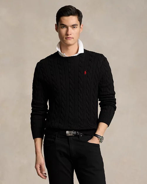 Ralph Lauren Zopfmusterpullover