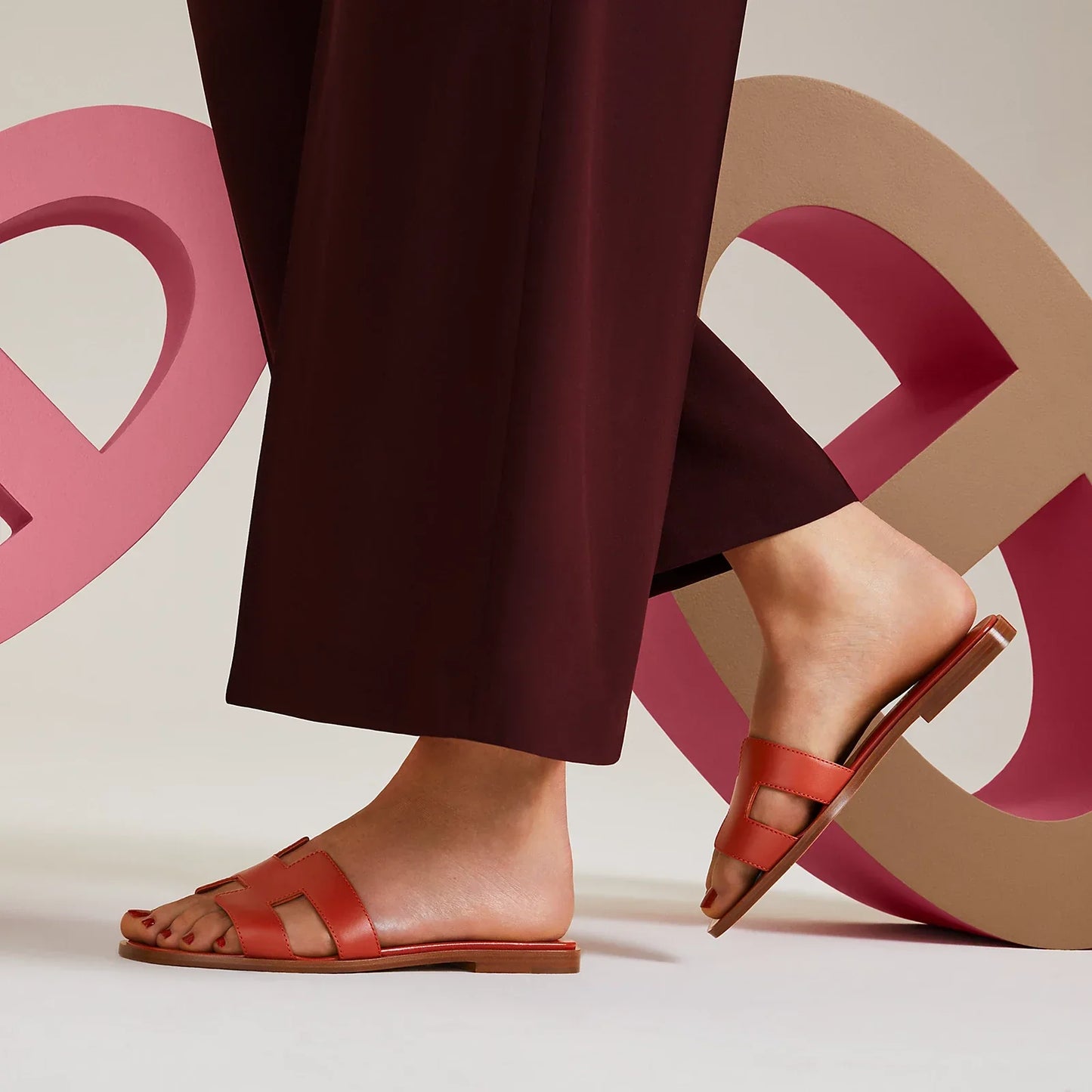Oran Sandalen - Gebranntes Orange