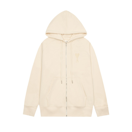 Ami Paris Beige Herz Beige Jacke