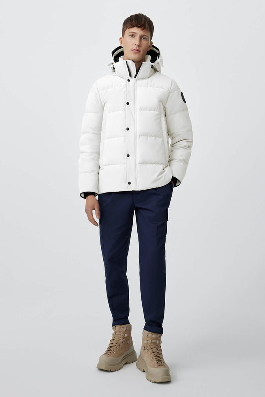 Canada Goose Wyndham White Black Label Parka