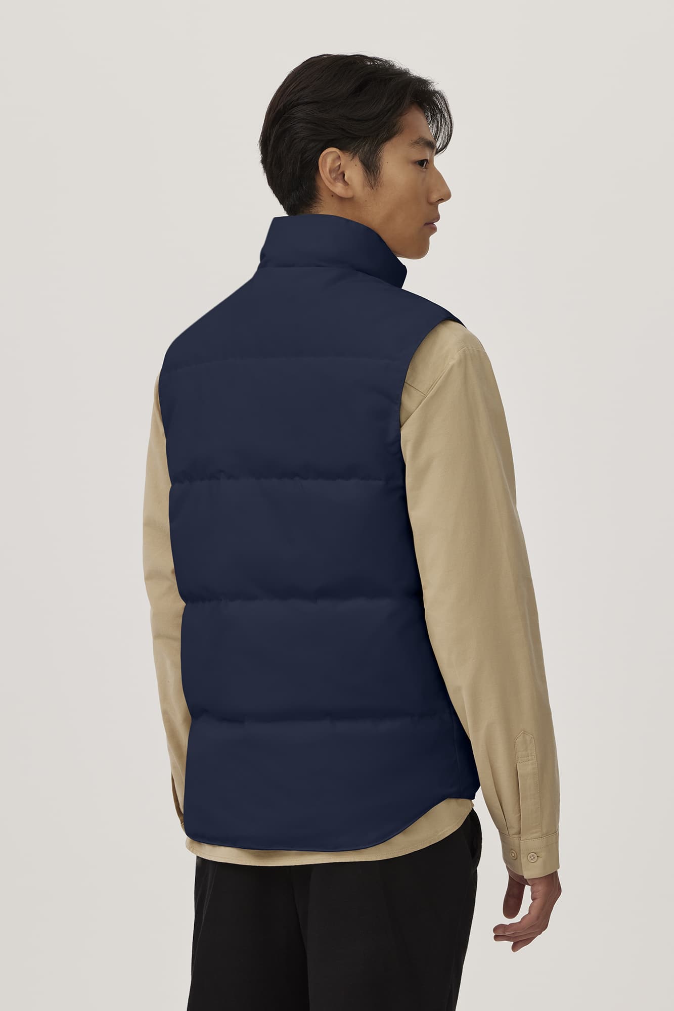 Gilet Garson Canada Goose Bleu Marine Black Label