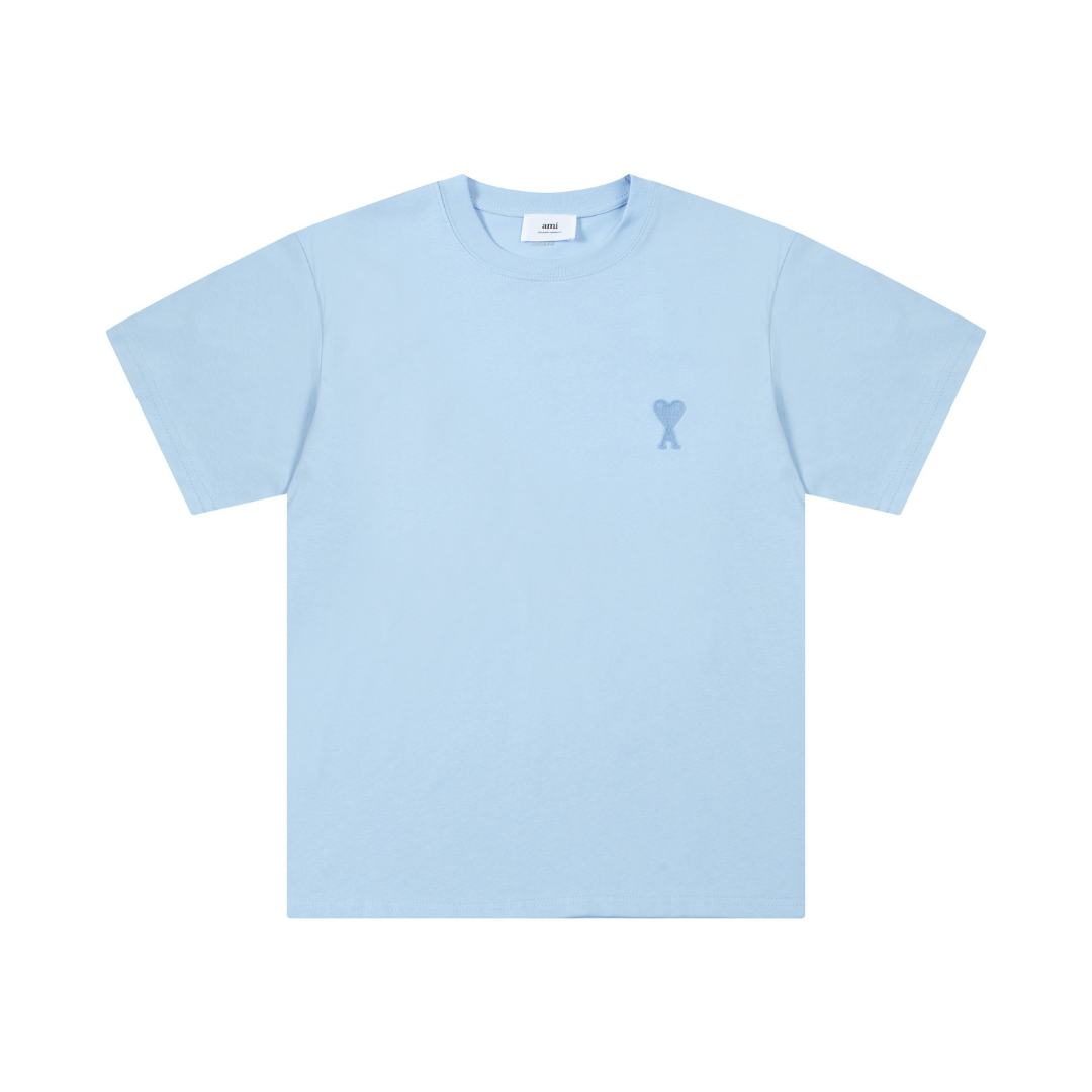 T-Shirt Little Blue Heart von Ami Paris