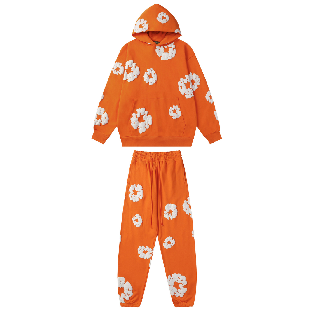 Denim Trs Orange Trainingsanzug