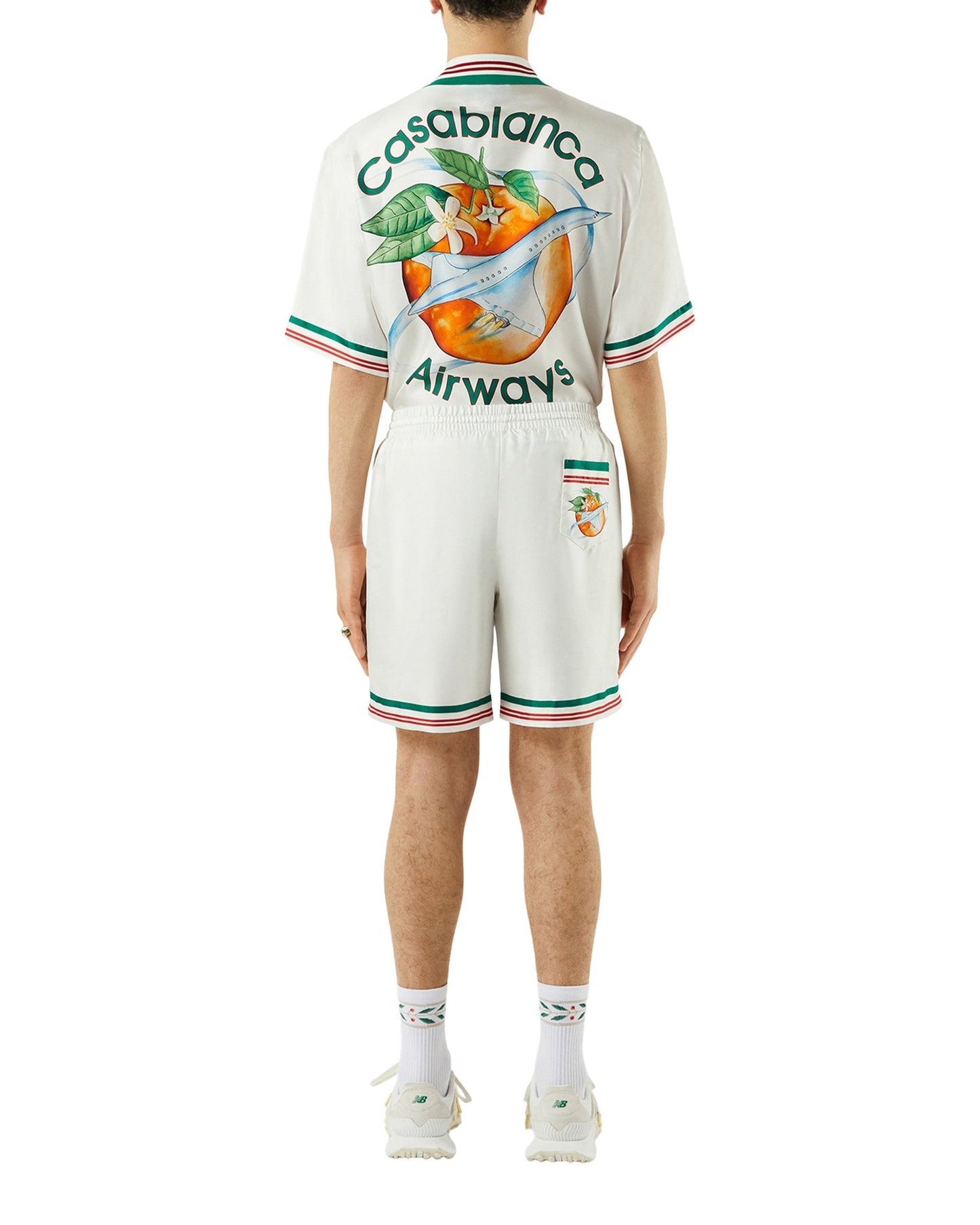 Orbit Around Orange Seidenshorts