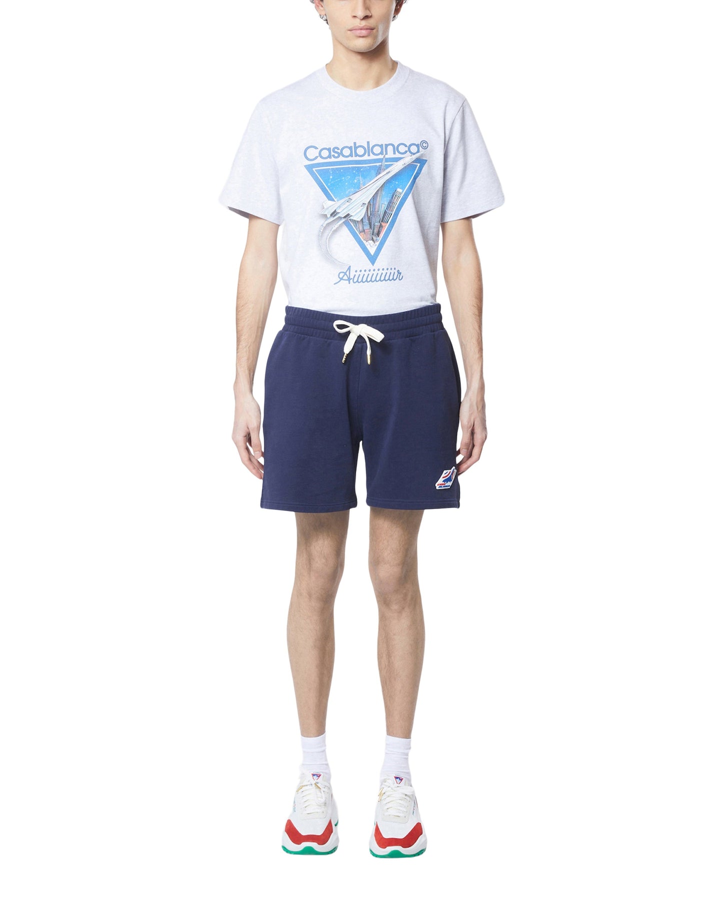 Navy Casablanca Air Sweatshorts