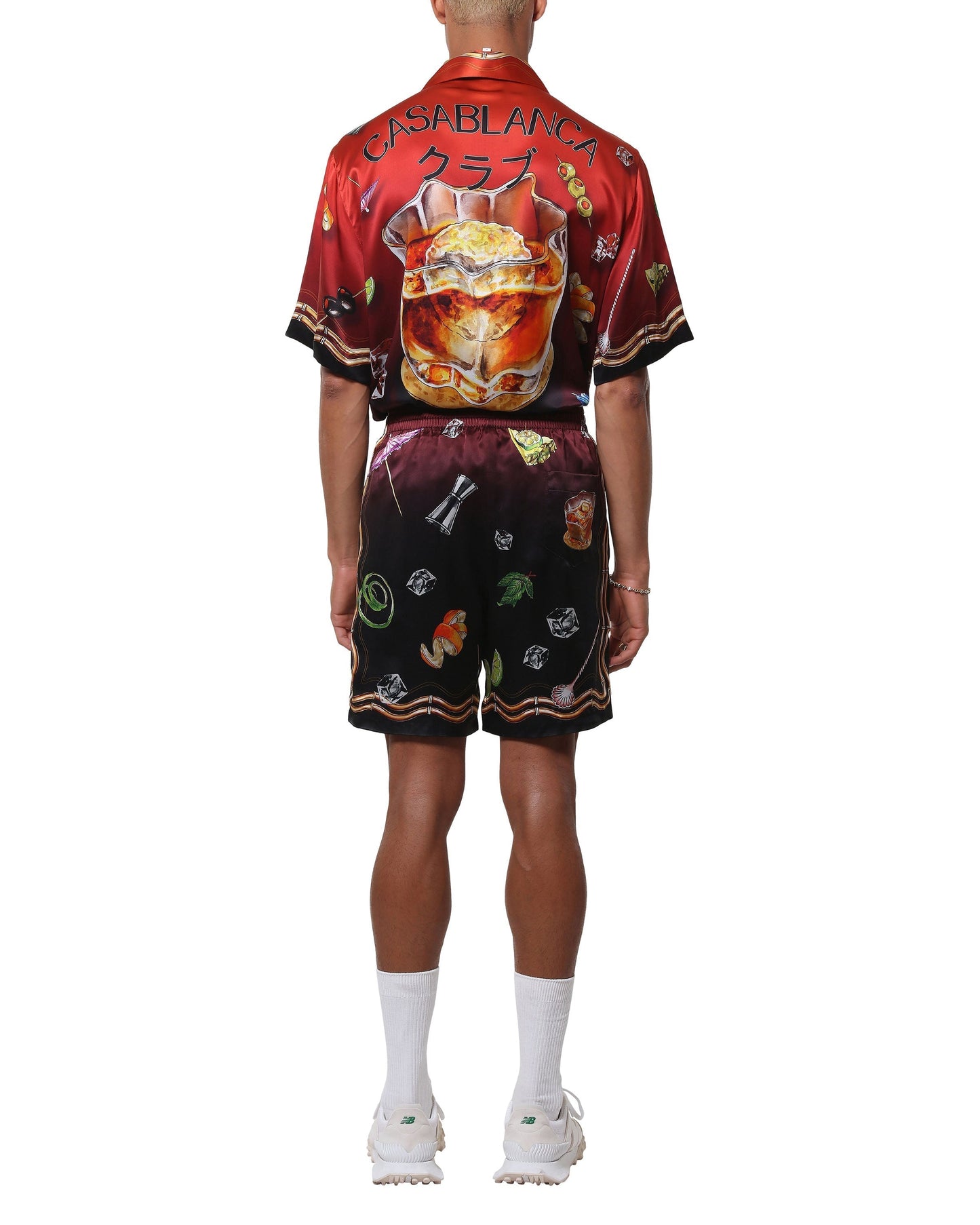 Casa Club Sunset Silk Shorts