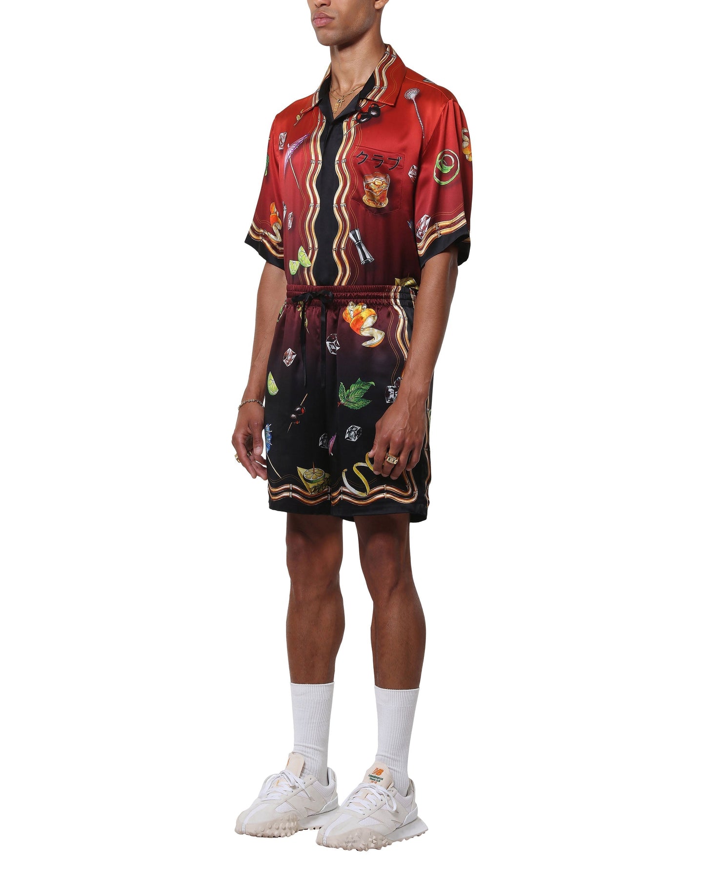 Casa Club Sunset Silk Shorts