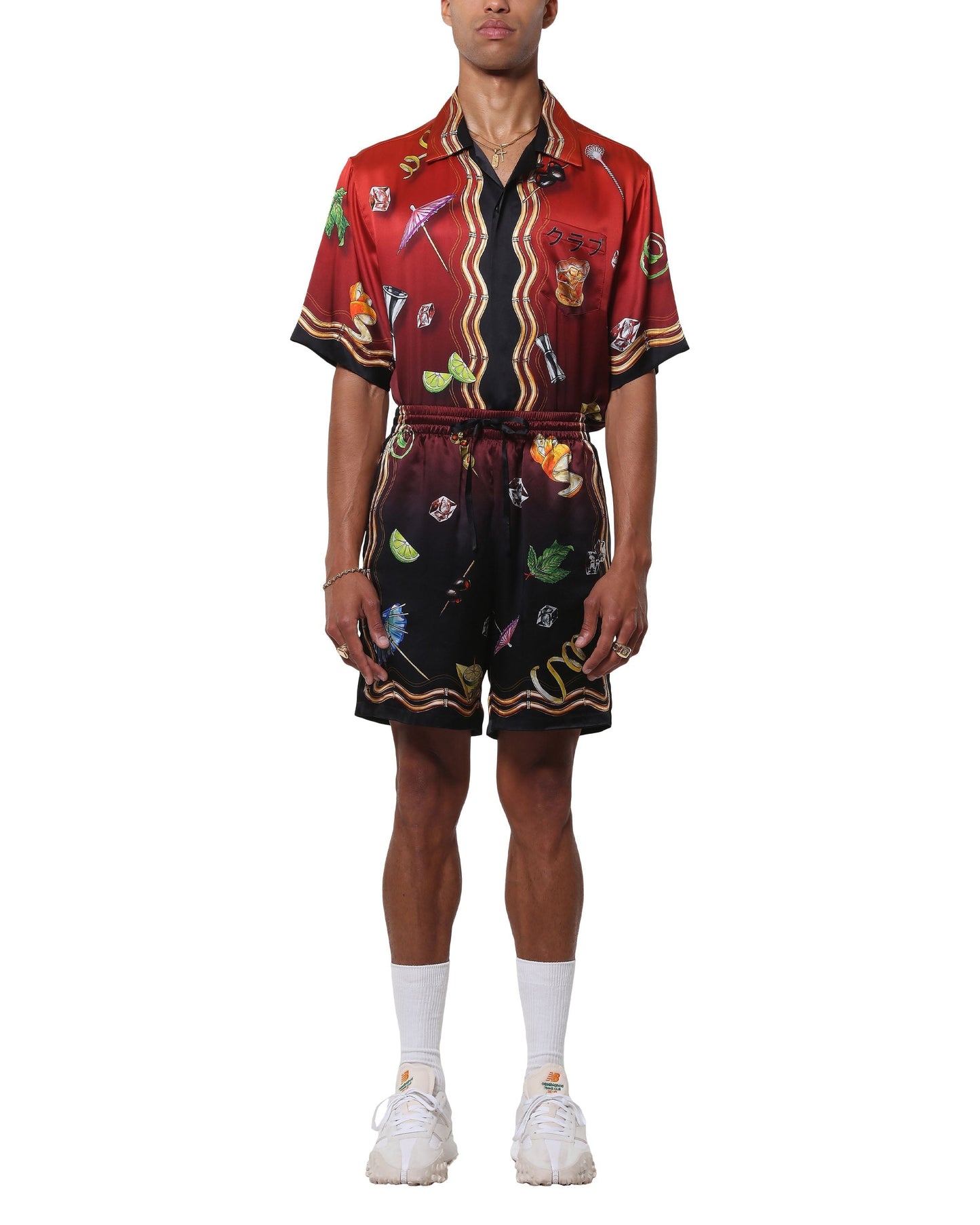 Casa Club Sunset Silk Shorts
