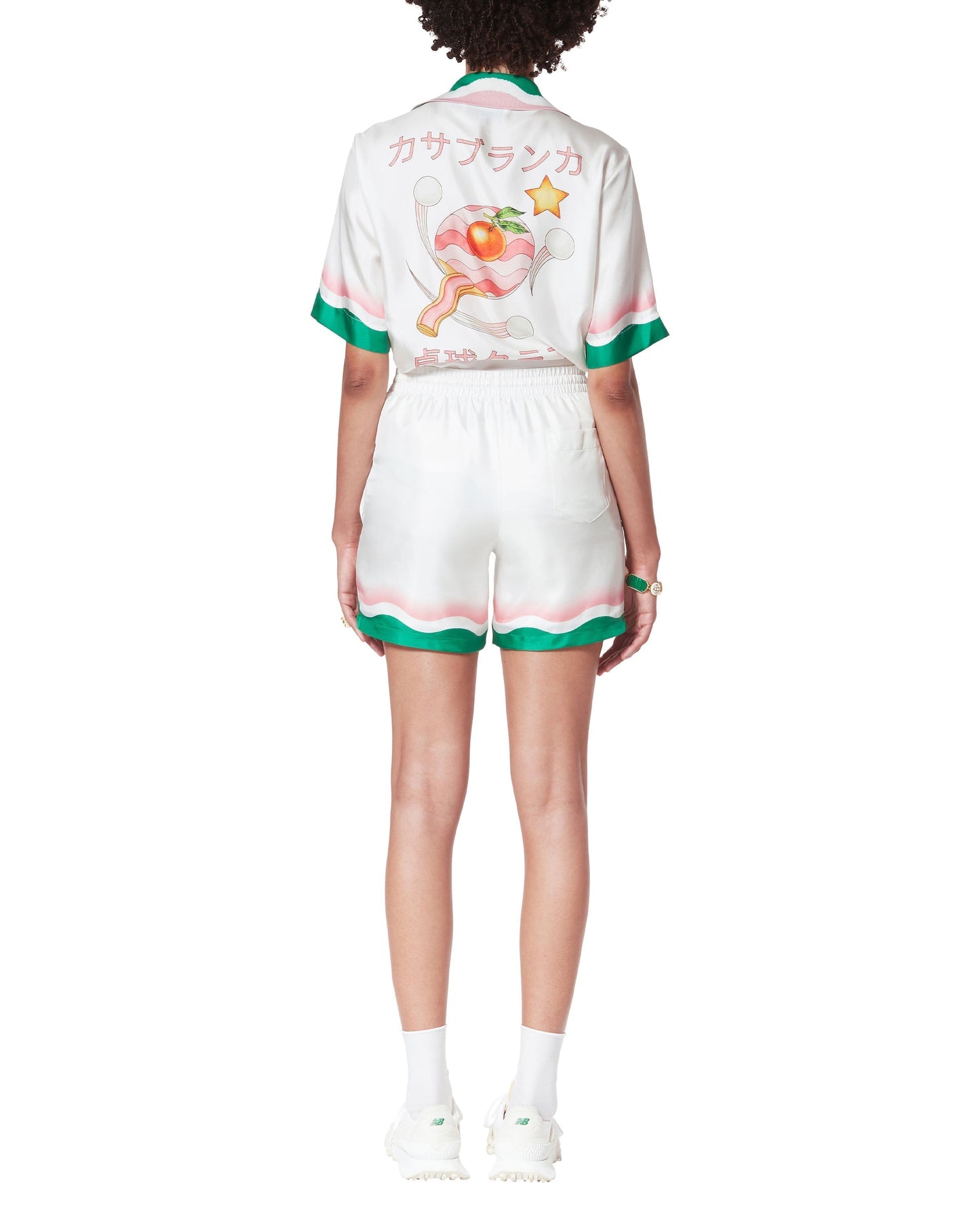 Le Jeu De Ping Pong Silk Shorts