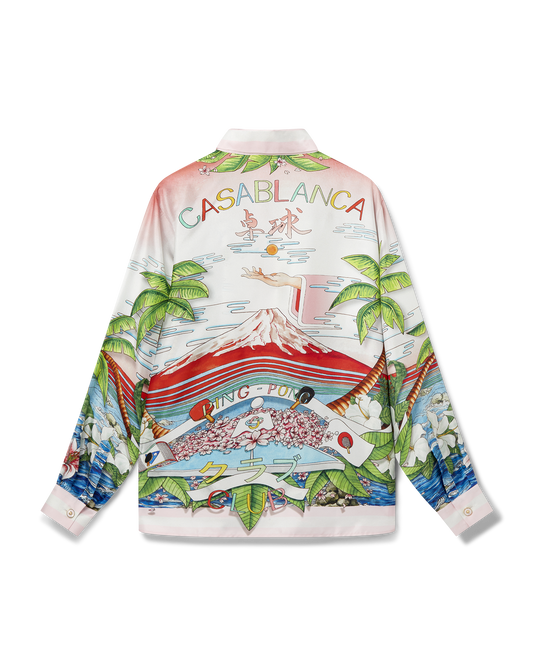 Ping Pong Club Sunset Silk Shirt