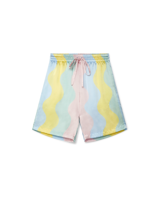 Casa Shell Wave Silk Shorts
