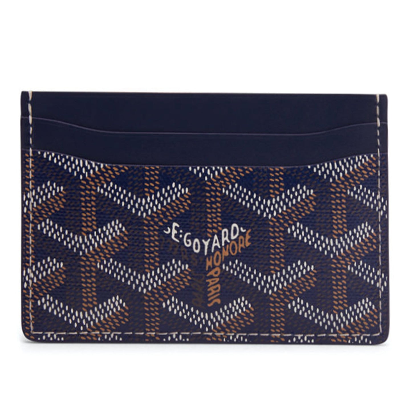Goyard Saint Sulpice Marineblauer Kartenhalter