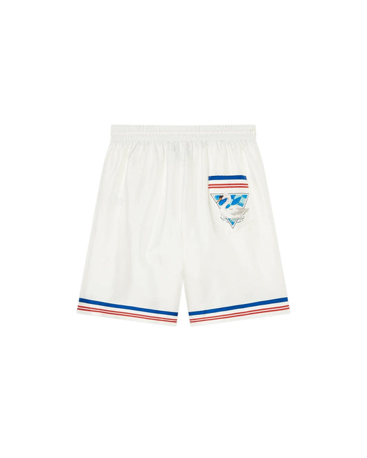 Casablanca Par Avion Silk Shorts