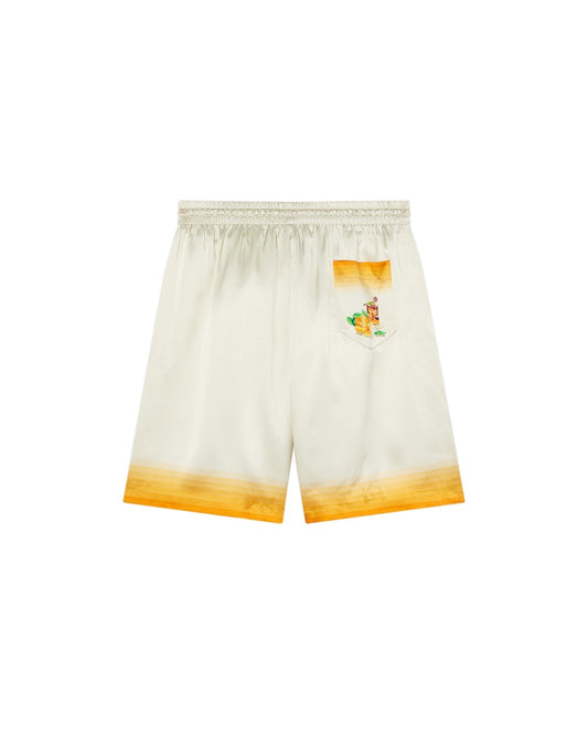 Panoramique Silk Satin Shorts