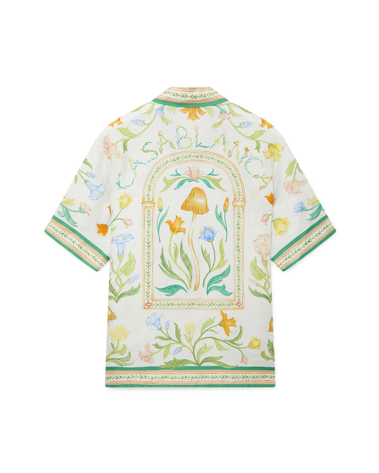 L'Arche Fleurie Silk Shirt