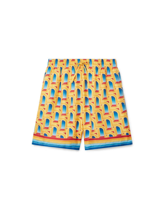 L'Arche De Jour Silk Shorts