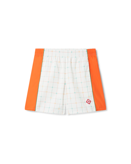 Tennis Club Check Tracksuit Shorts