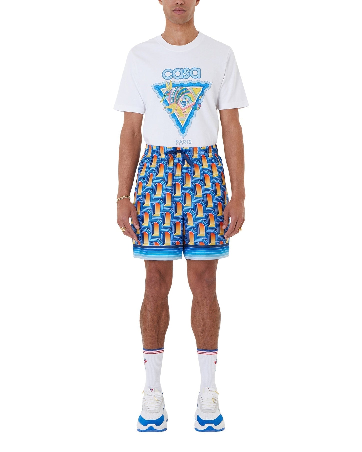L'Arche De Nuit Silk Shorts
