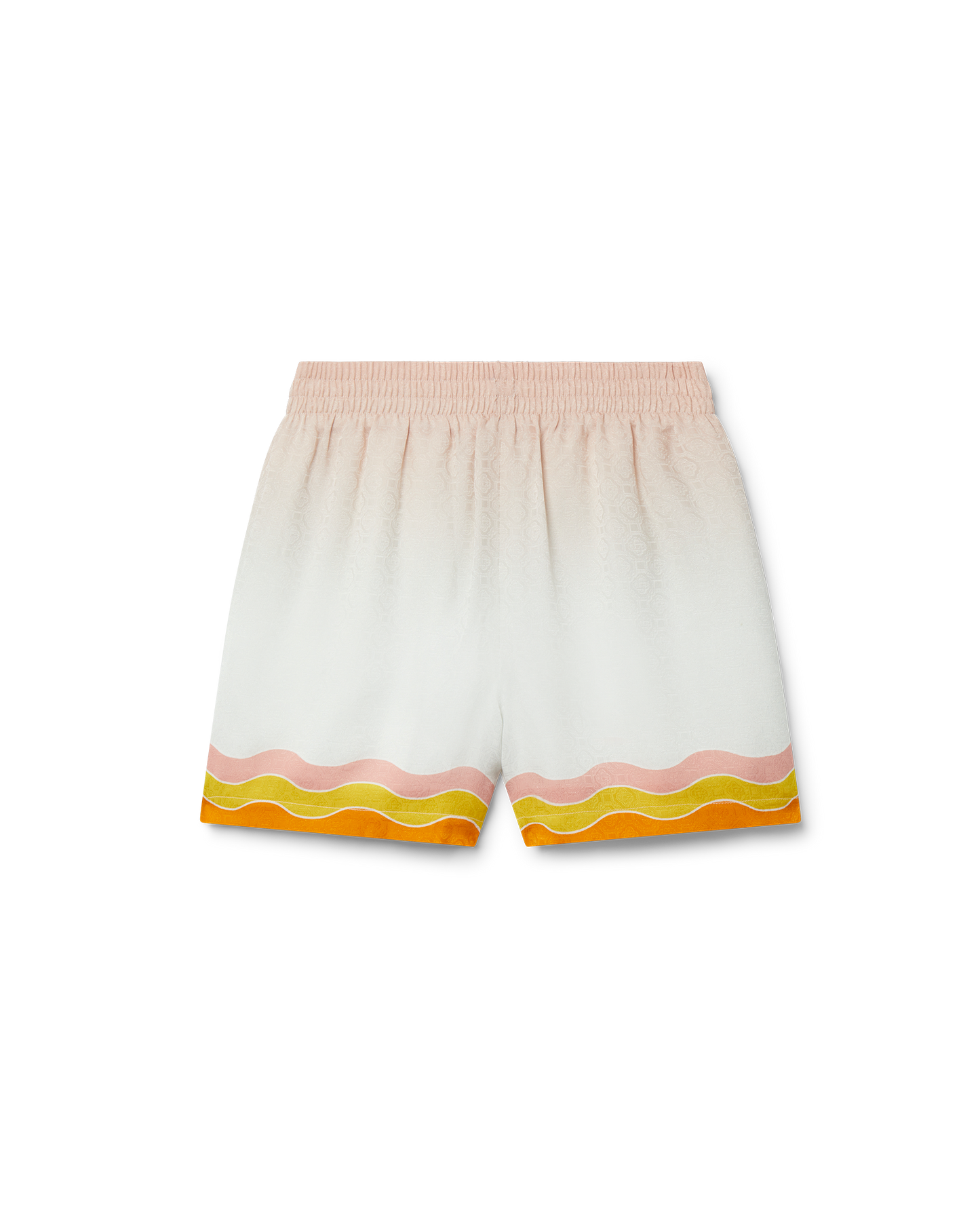 Rainbow Monogram Silk Shorts