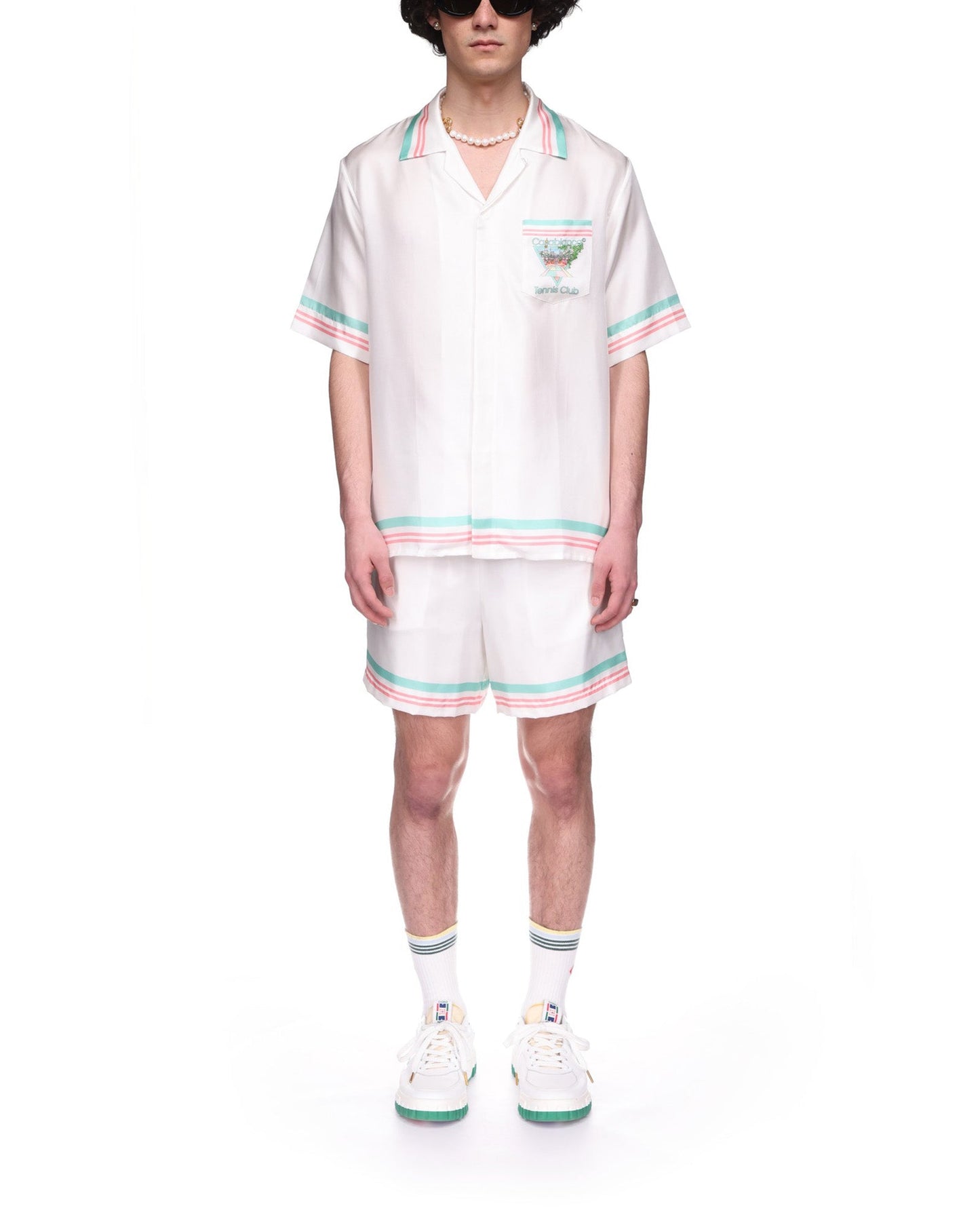 Tennis Club Icon Silk Shorts