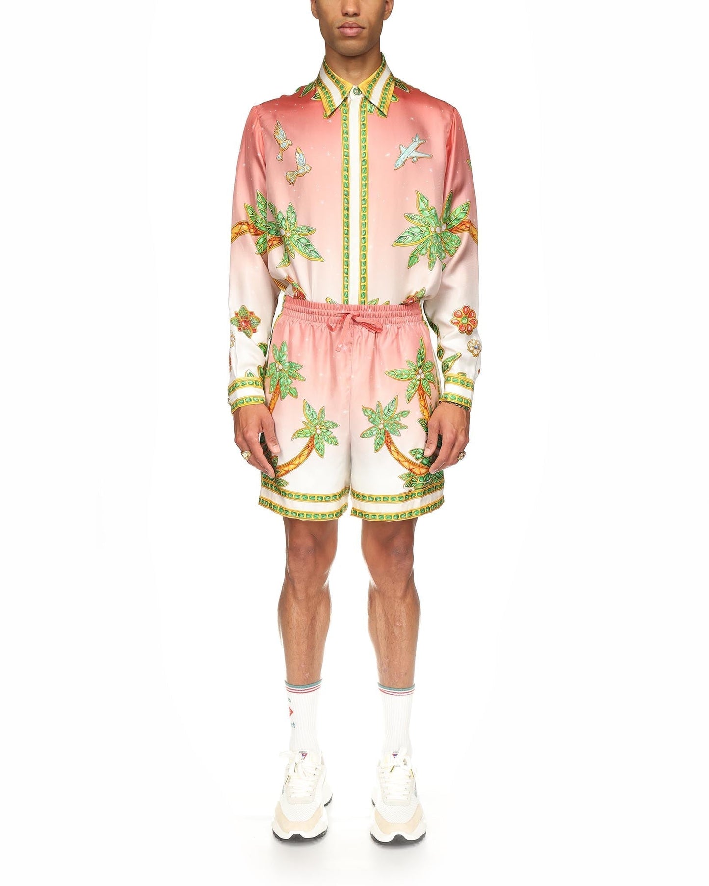 Lagos Tennis Club Silk Shorts