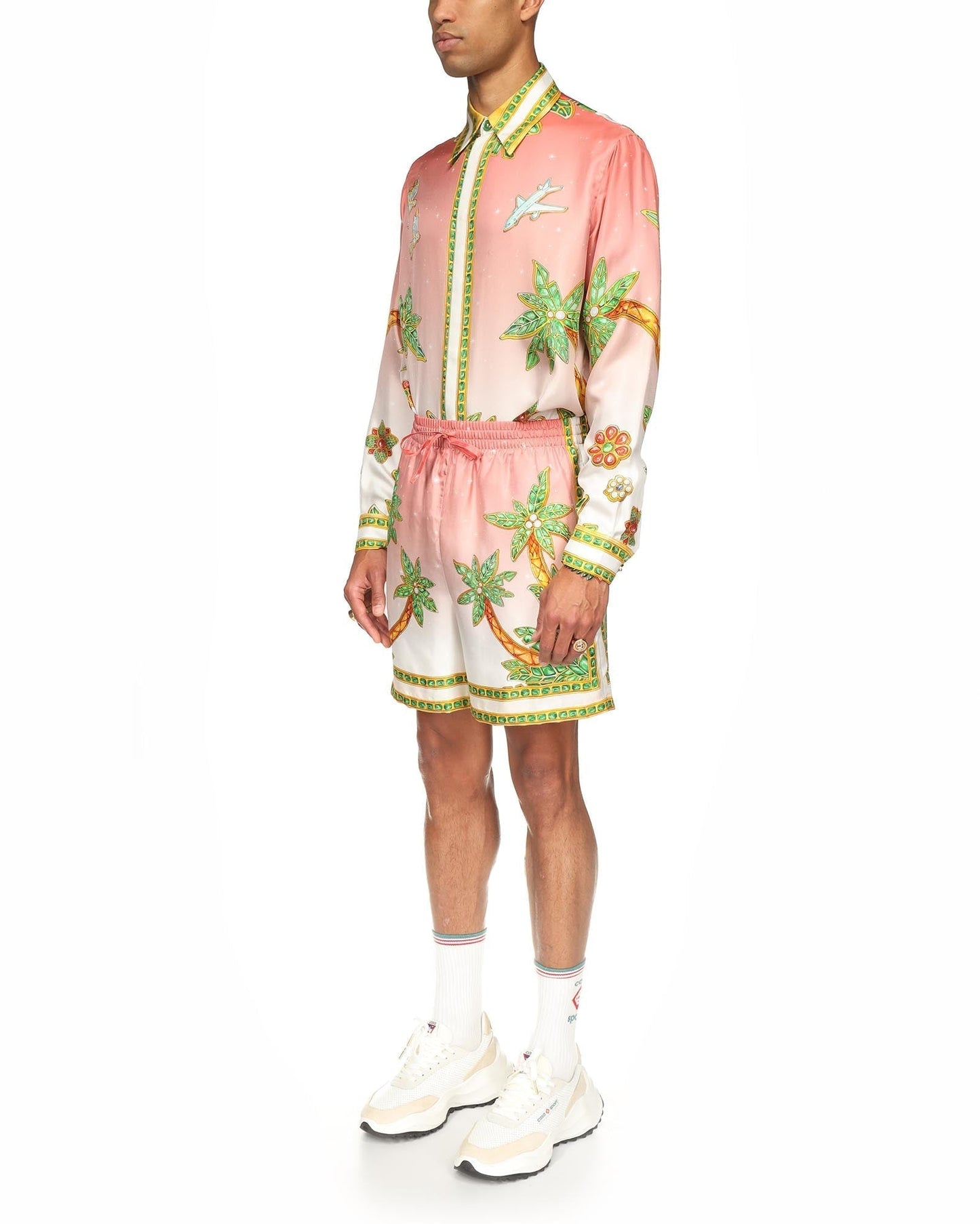 Lagos Tennis Club Silk Shorts