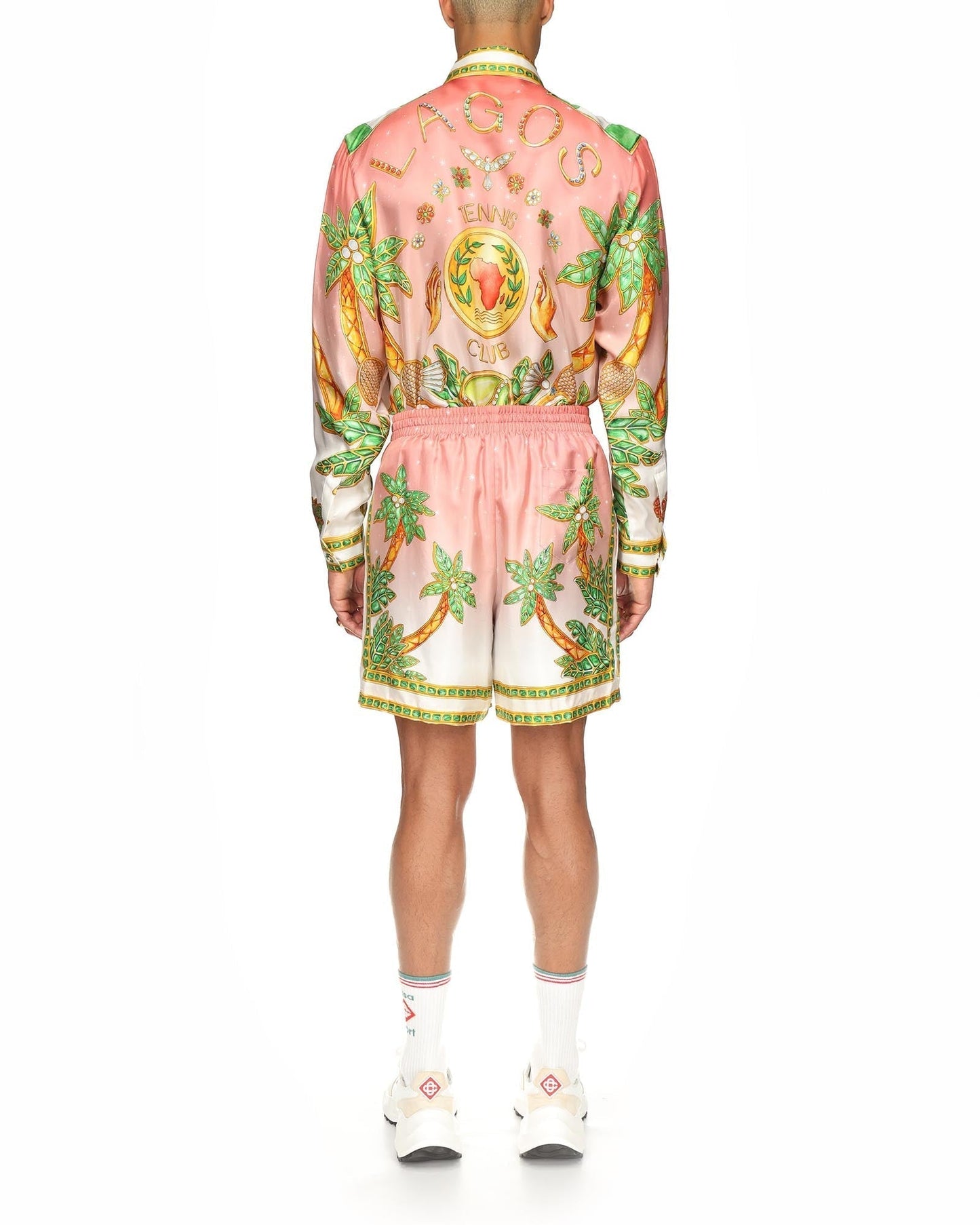 Lagos Tennis Club Silk Shorts