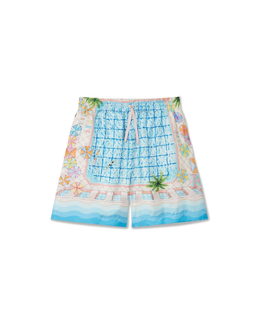 Le Plongeon Silk Shorts