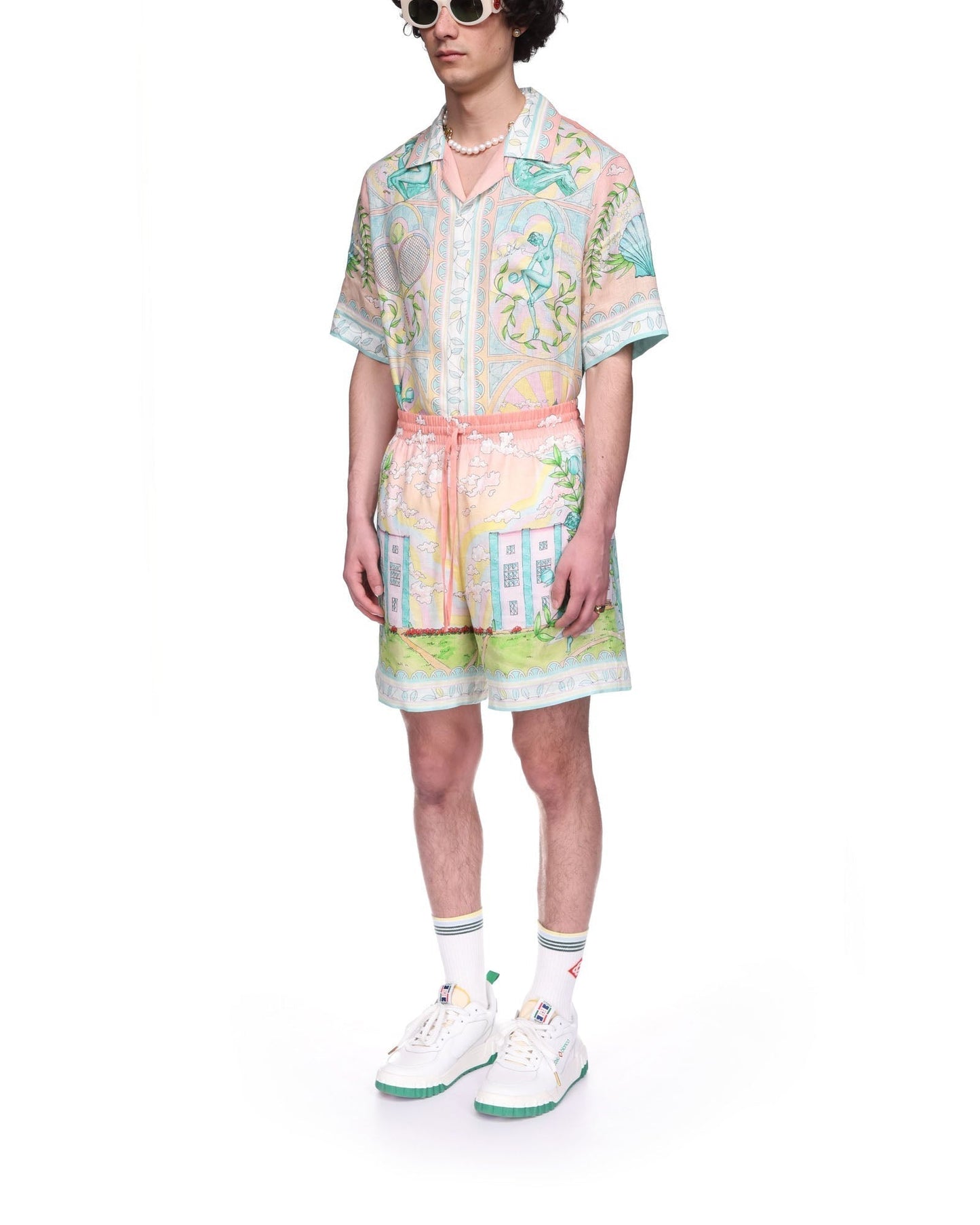 Vase Leinenshorts