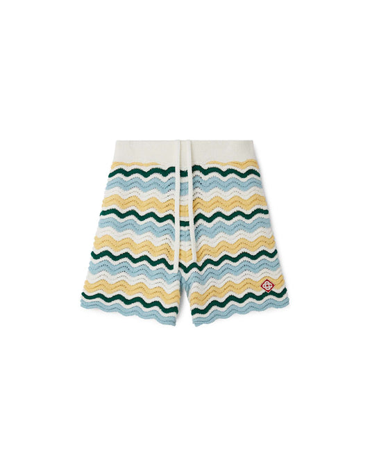 Wavy Boucle Shorts