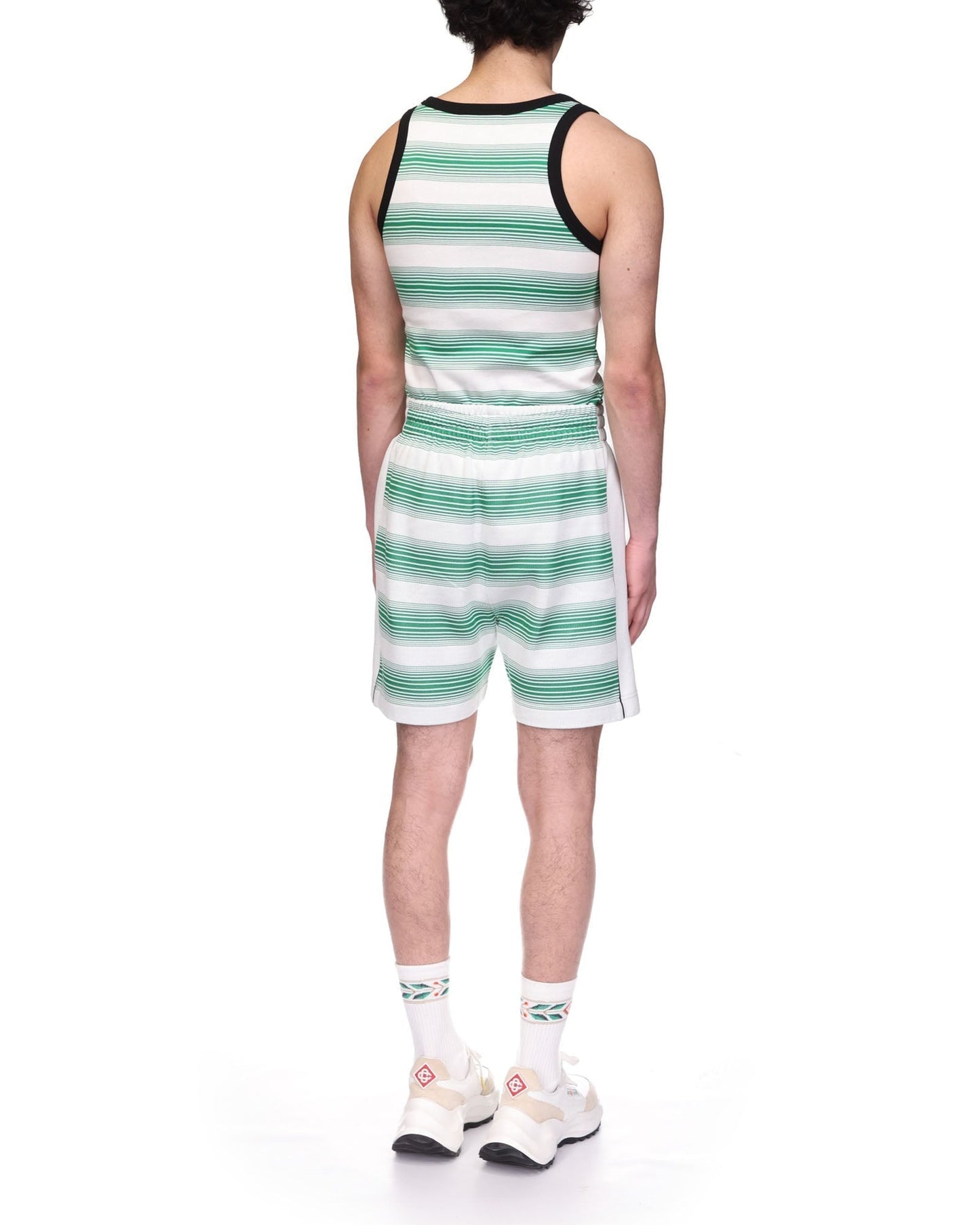 Gradient Stripe Sweatshorts