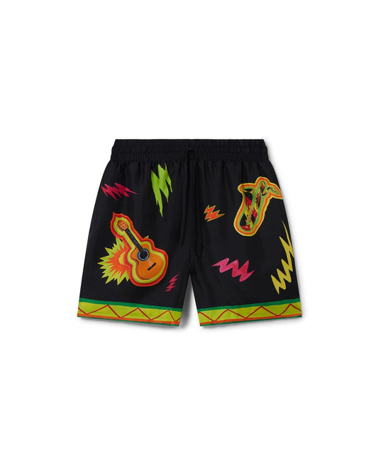 Music For The People Silk Shorts
