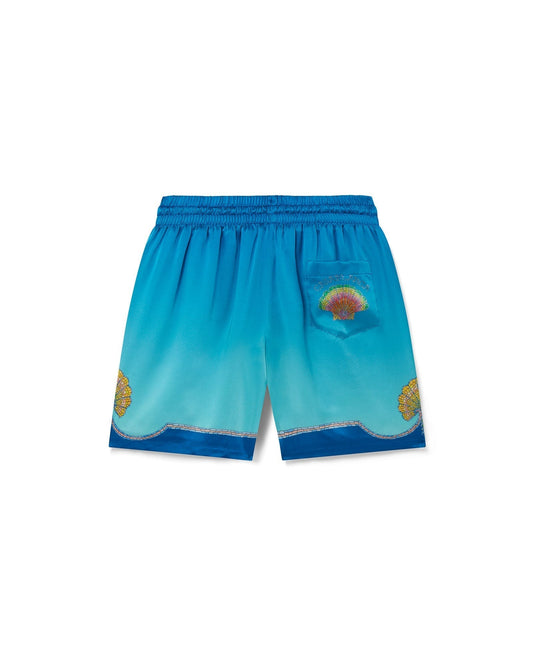 Coquillage Coloré Silk Shorts