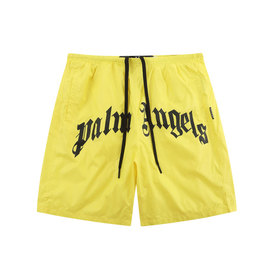 Palm Angels – Gelbe Badeshorts