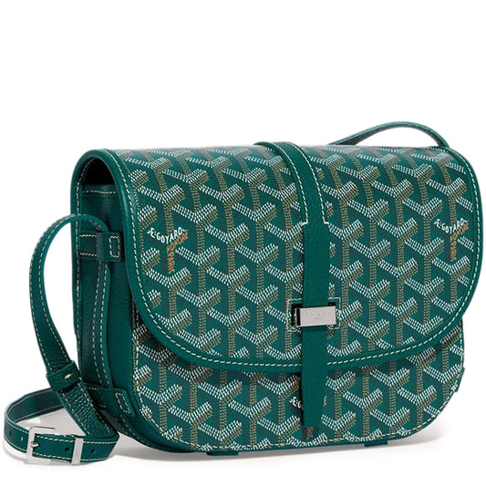 Goyard Belvedere II Grüne PM Umhängetasche 