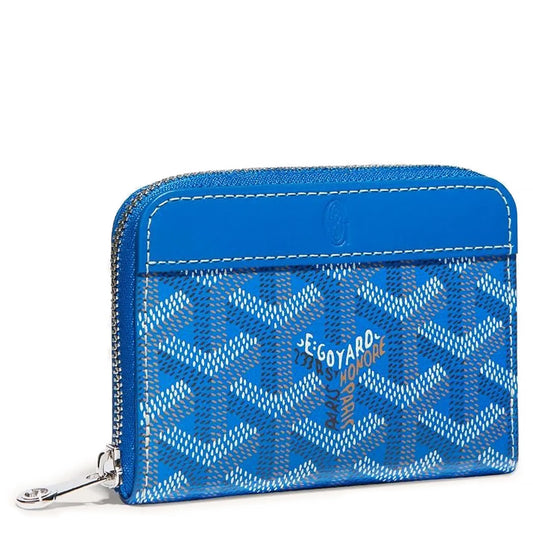 Goyard Matignon Sky Blue Mini-Geldbörse 