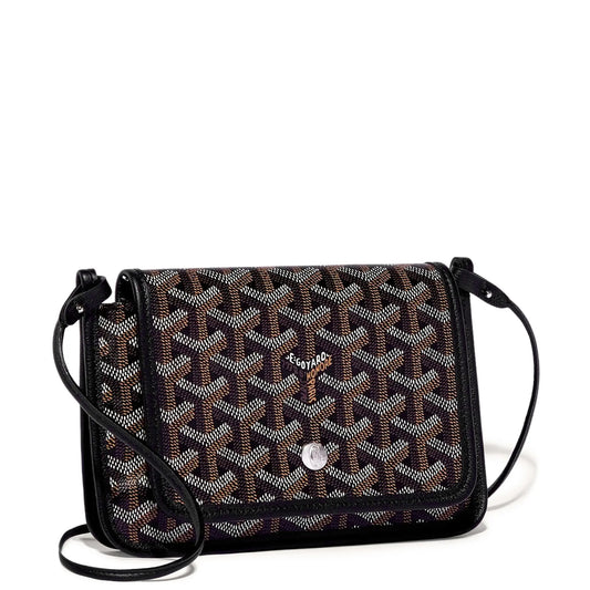 Goyard Plumet Pocket Schwarze Geldbörse