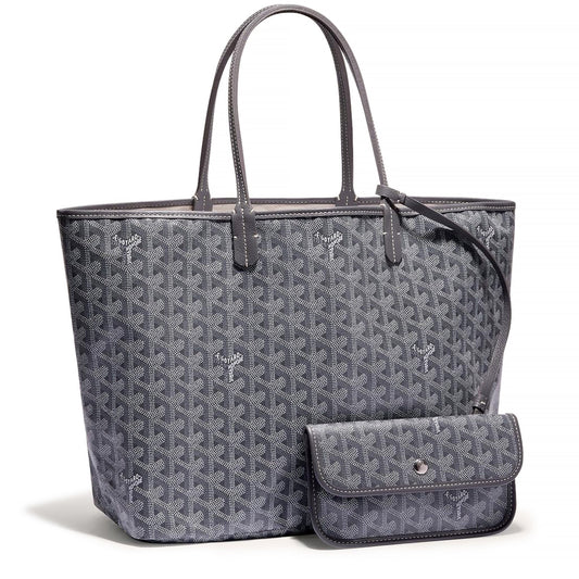 Goyard Saint Louis PM Einkaufstasche Grau