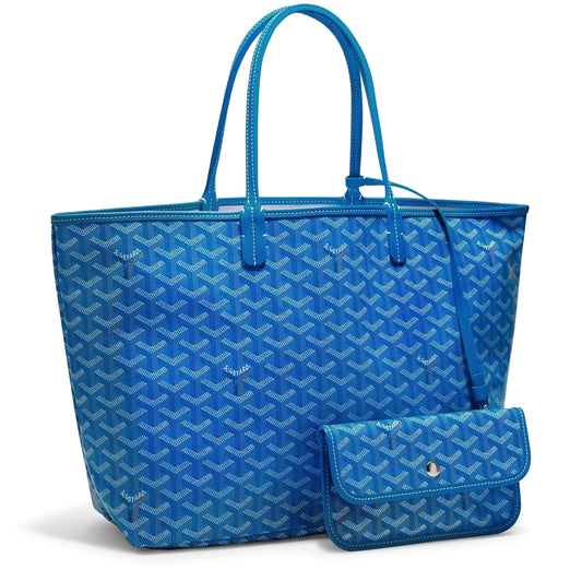 Goyard Saint Louis PM Einkaufstasche Himmelblau