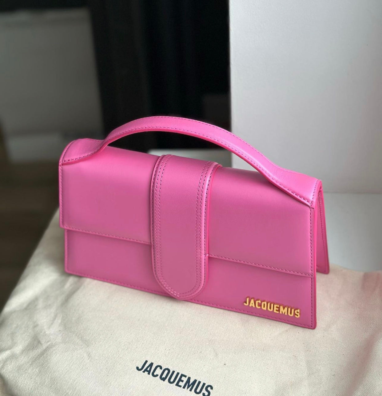 Jacquemus Grand Bambino Tasche Rosa