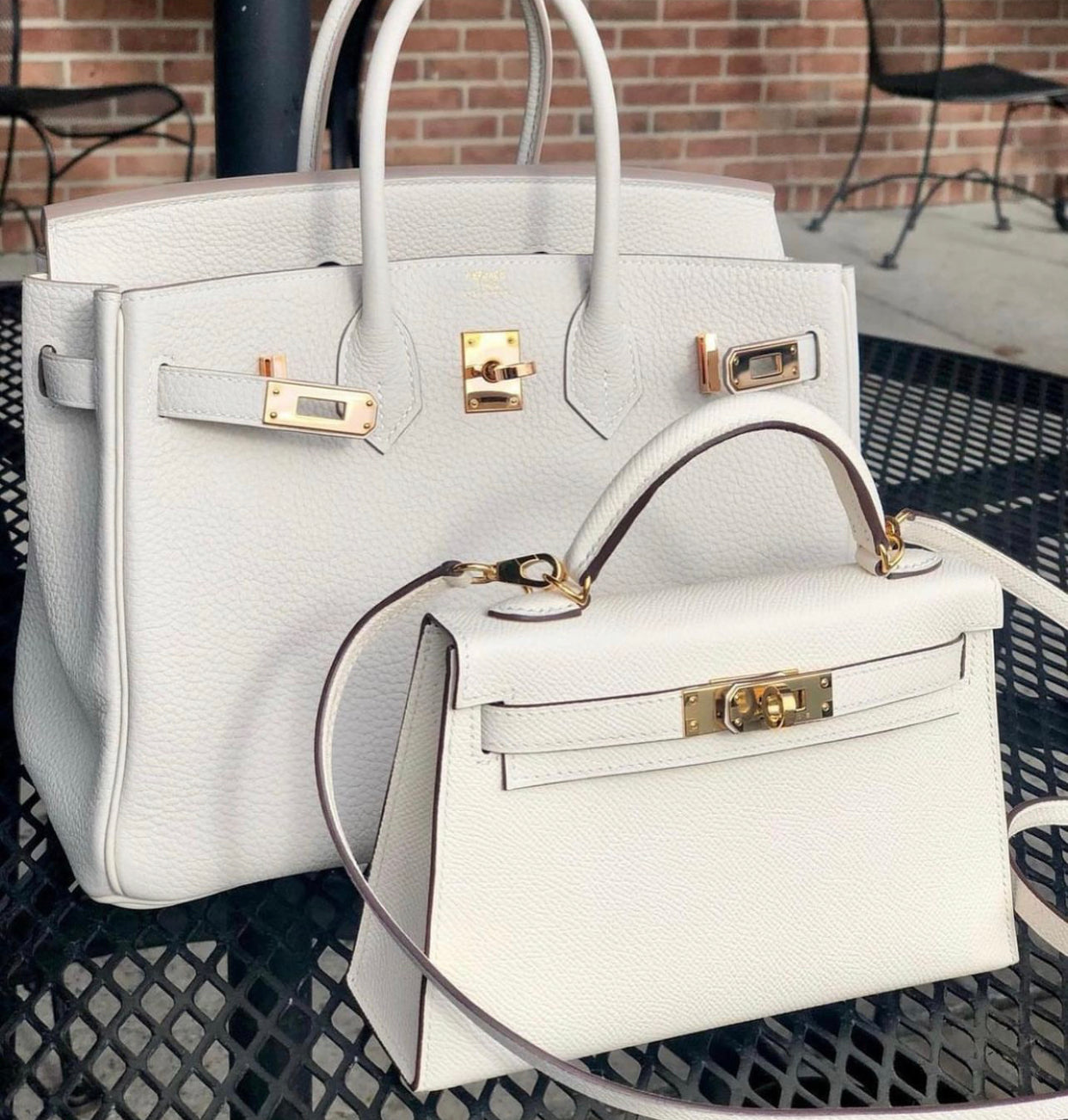 Hermès Kelly Antarctic Glacier Tasche