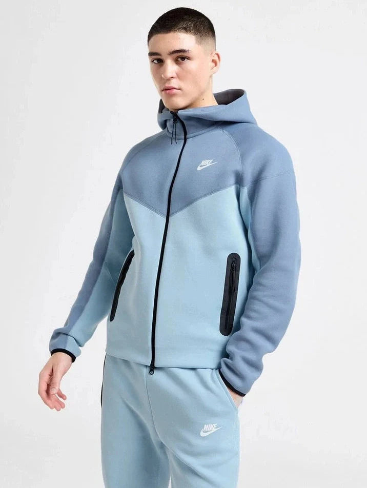 Nike Tech Fleece Trainingsanzug Babyblau S23