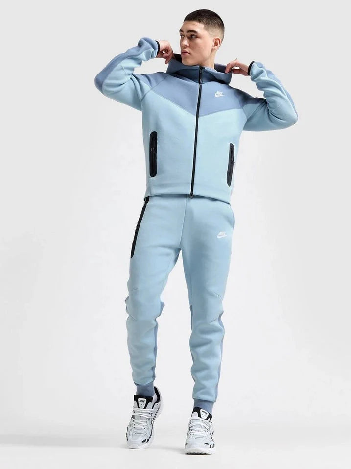 Nike Tech Fleece Trainingsanzug Babyblau S23