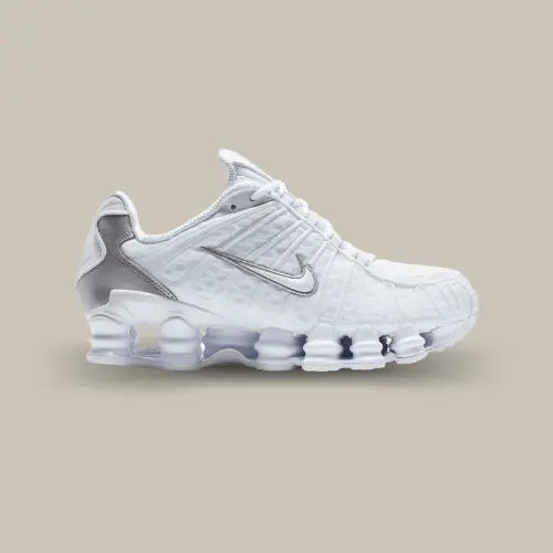 Nike Shox TL Weiß Metallic Silber 